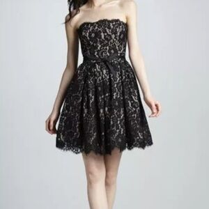 Robert Rodriguez For Target Lace Strapless Dress
